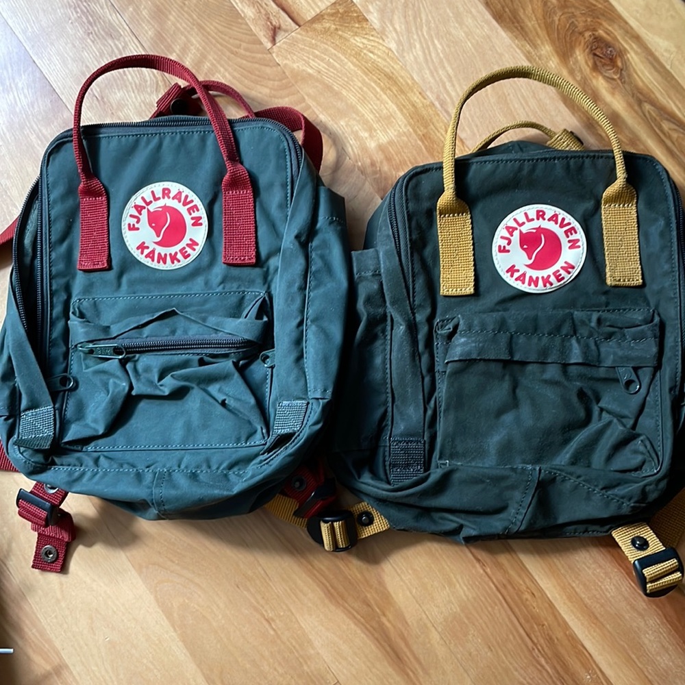 2 mini Kanken backpacks